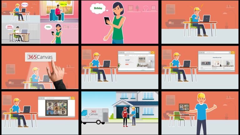 Gift Service Online - Cartoon Style Explainer Video