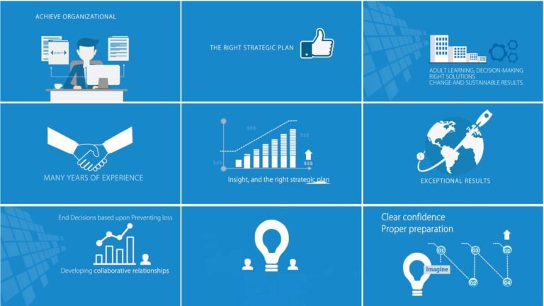 Iconic infographic Storyboard Design