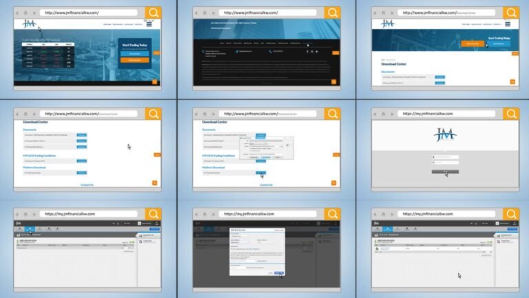 Website Process Storyboard Design
