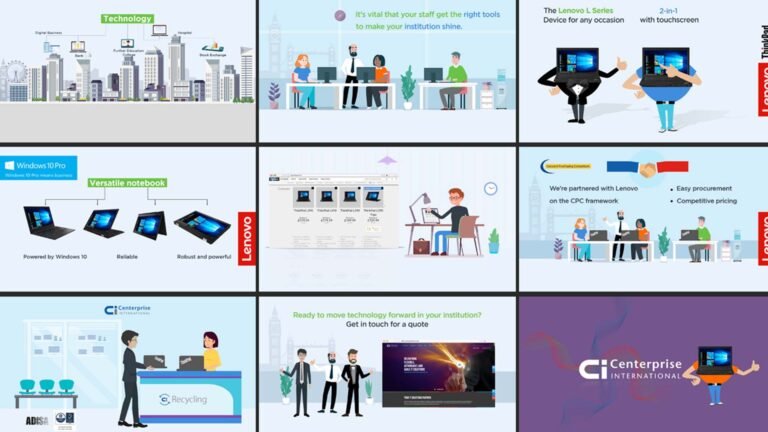 Lenovo Explainer Video Storyboard