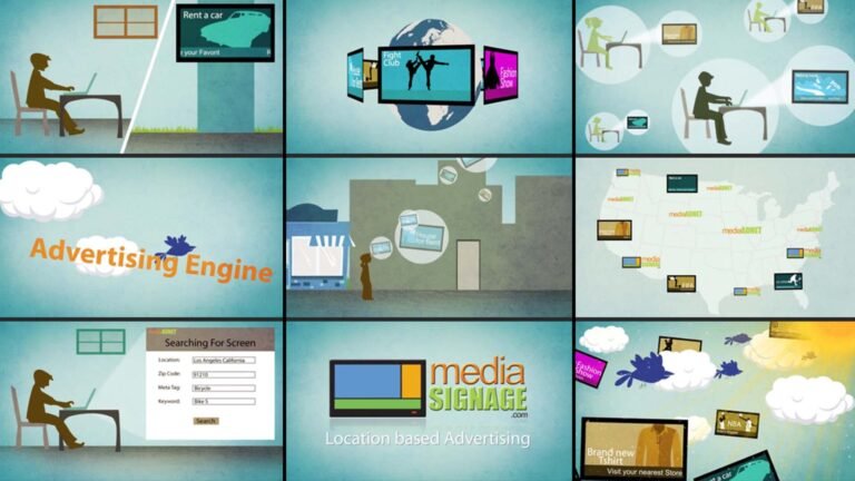 Advertising media - 2D-Vector Storyboard