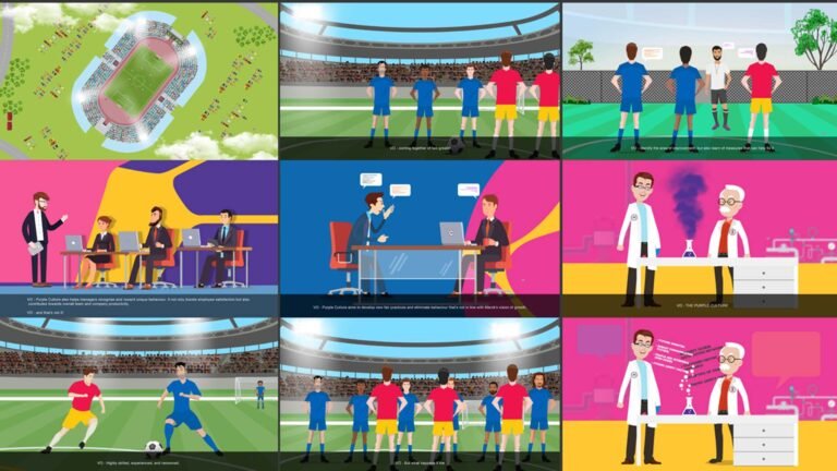 Merck-2D-Vector Storyboard