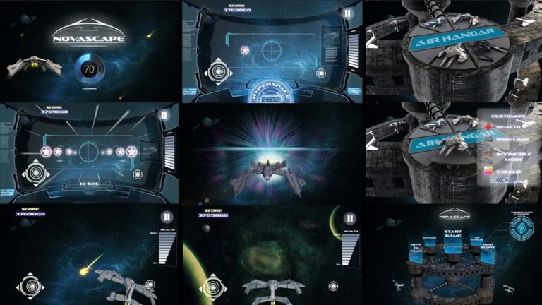 Space Game Storyboard