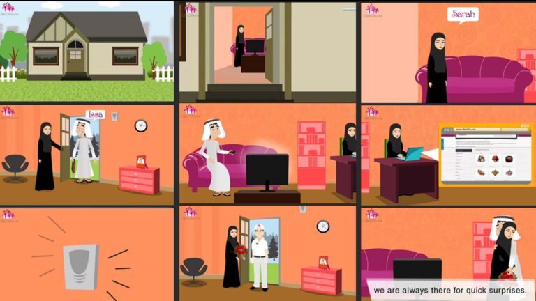Gift 2D-Vector Storyboard