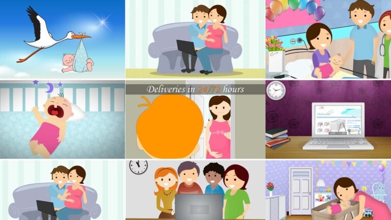 Baby Gift - Cartoon style Explainer Video