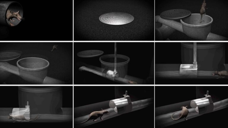 3D Rat Product Presentation Animation