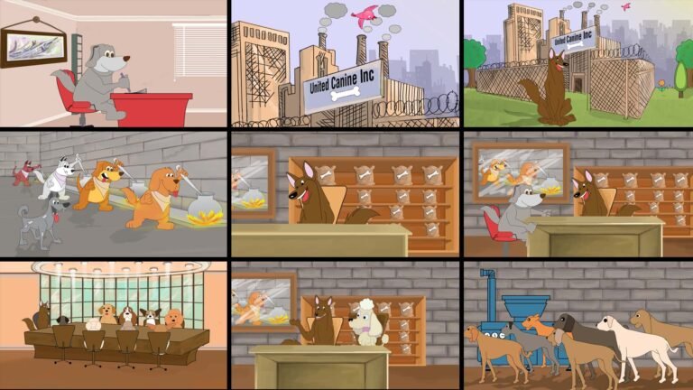 Dog-Cartoonic Storyboard