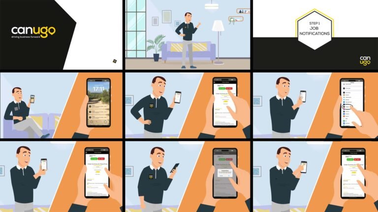 Mobile App Storyboard