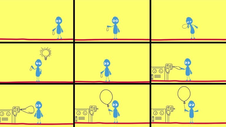 Stick Character Storyboard