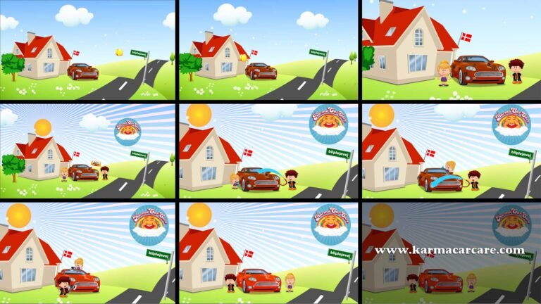 Cartoon Style Storyboard