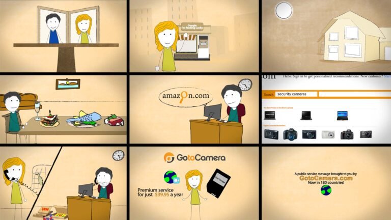 Cartoon Style Storyboard